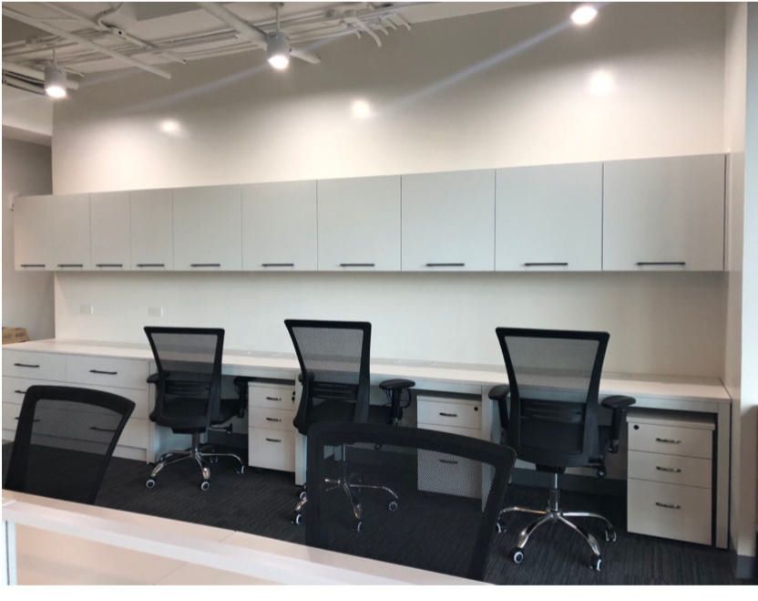 Office cabinets and desks